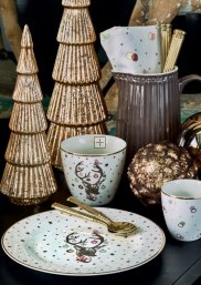 GreenGate Gouden bestekset Diner (Set van 4 stuks)