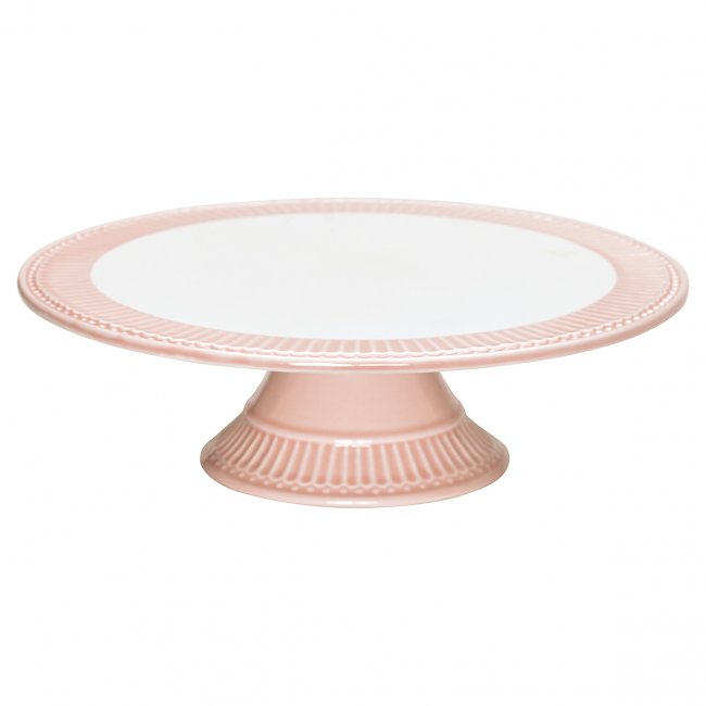 GreenGate Cake plate Alice pale pink Ø 28 cm - Click Image to Close