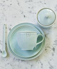 GreenGate Cup & saucer Alice pale blue 225 ml