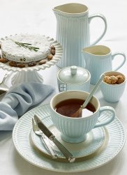 GreenGate Desserteller - Dessert Plate Alice pale blue Ø 17.5 cm