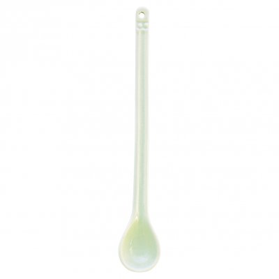 GreenGate Porcelain Spoon Alice pale green L 16 cm