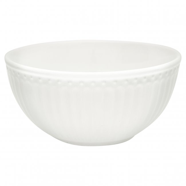 GreenGate Müslischale - Cereal Bowl Alice weiß Ø14 cm | 500 ml - zum Schließen ins Bild klicken