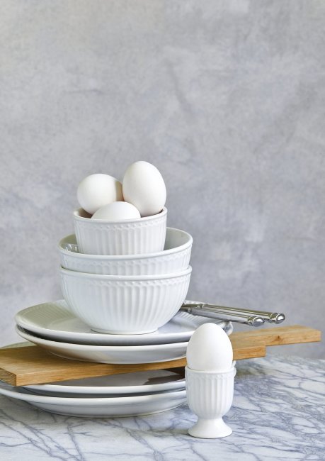 GreenGate Egg cup Alice white Ø 5 cm H 6.5 cm - Click Image to Close