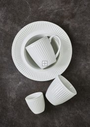 GreenGate beker (latte cup) Alice wit 300 ml - Ø 10 cm