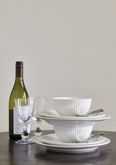 GreenGate Speiseteller - Dinnerplate Alice white Ø 26.5 cm - zum Schließen ins Bild klicken