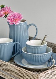 GreenGate Cereal bowl Alice Nordic Sky blue Ø 14 cm | 500 ml