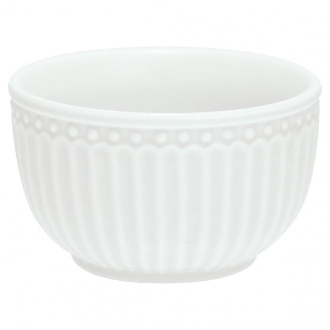 GreenGate Mini Schüssel - Mini Bowl Alice white 150 ml - H 5 cm - Ø 8.5 cm - zum Schließen ins Bild klicken