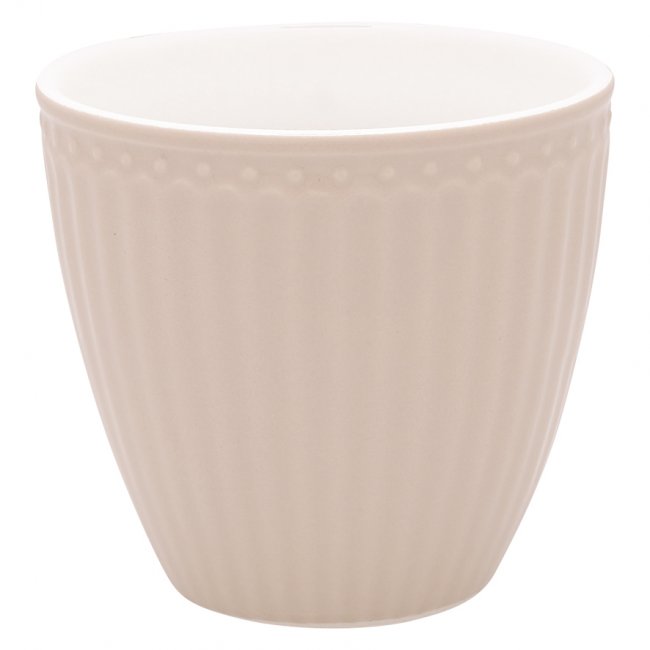 GreenGate Latte cup (Becher ohne henkel) Alice creamy fudge (Karamel) 300ml - zum Schließen ins Bild klicken