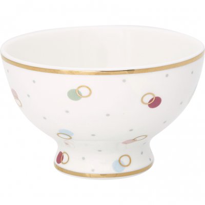 GreenGate Snack bowl Kylie white Ø 6.5cm x H10cm | 200ml