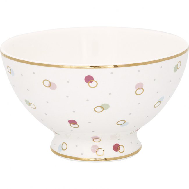 GreenGate Soup bowl Kylie white Ø 15cm x H8.5cm | 600ml - Click Image to Close