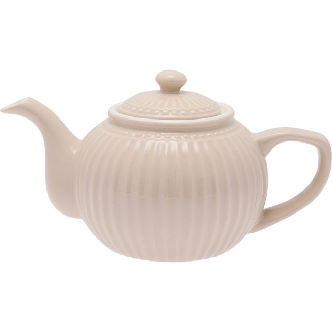 GreenGate Teapot Alice creamy fudge (Caramel) 1 liter - Ø17.5cm - Click Image to Close