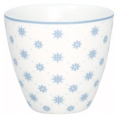 GreenGate Becher (Latte Cup) Laurie pale blue Ø10cm - 300ml