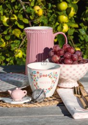 GreenGate Snack bowl Laurie pale pink Ø10cm H6.5cm - 200ml