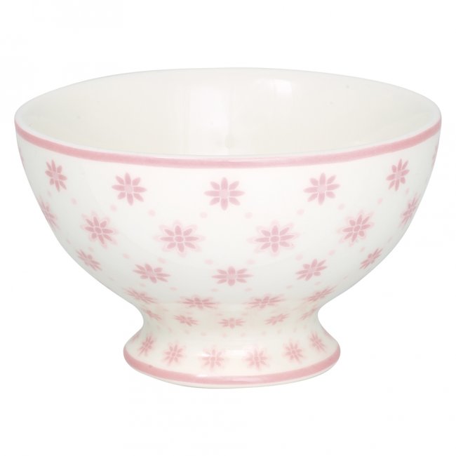 GreenGate Snack bowl Laurie pale pink Ø10cm H6.5cm - 200ml - Click Image to Close