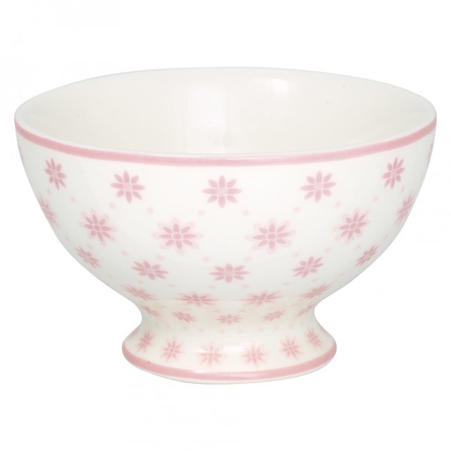 GreenGate Snack Schale Laurie pale pink Ø10cm H6.5cm - 200ml - zum Schließen ins Bild klicken