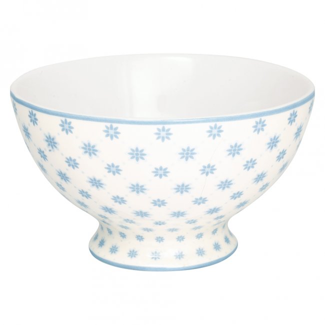 GreenGate Suppenschüssel Laurie pale blue Ø15cm H8.5cm - 500ml - zum Schließen ins Bild klicken