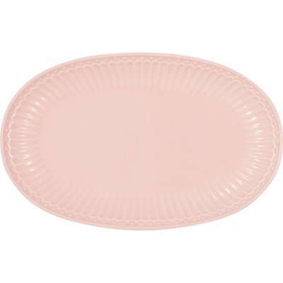 GreenGate Biscuit plate (Serving Plate) Alice pale pink (23.5 x 14.5 cm)