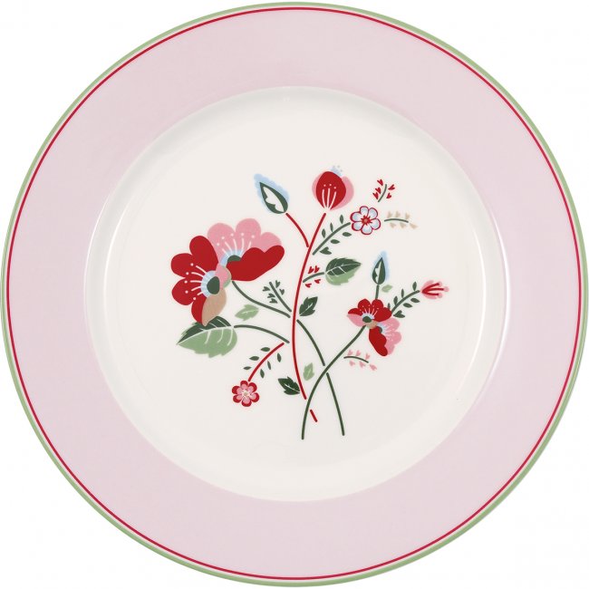 GreenGate Dinner plate Mozy pale pink (26.5 cm) - Click Image to Close