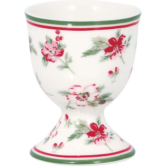 GreenGate Egg cup Astrid white - Click Image to Close