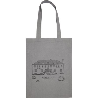 GreenGate Shopper Tasche (Bag) baumwolle Greengate grey (45 x 34 cm)