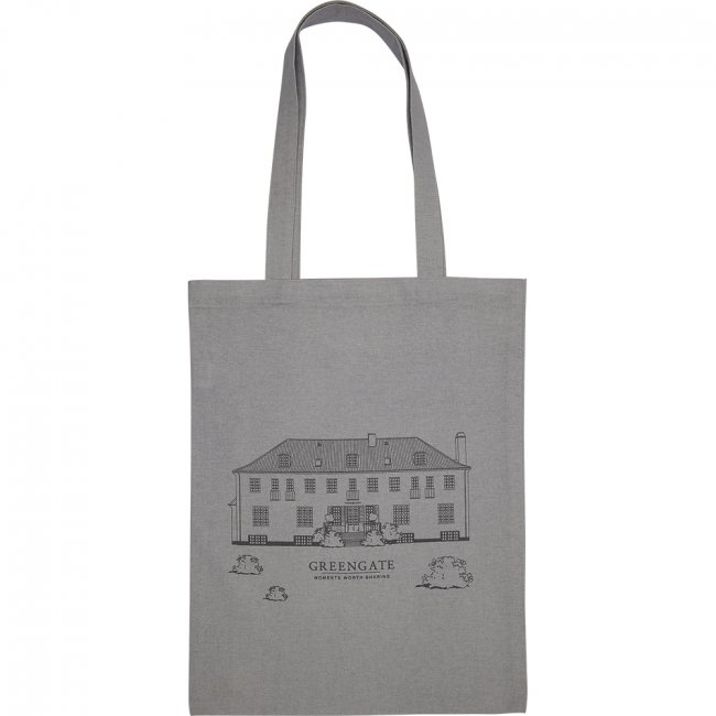 GreenGate Shopper Tasche (Bag) baumwolle Greengate grey (45 x 34 cm) - zum Schließen ins Bild klicken