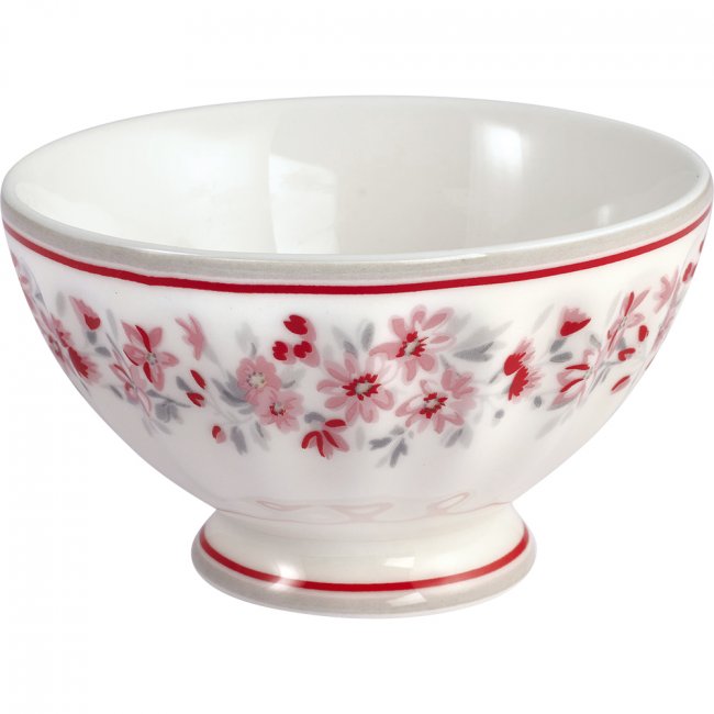 GreenGate Schaaltje (French Bowl) medium Emberly wit (180 ml) - Klik op de afbeelding om het venster te sluiten