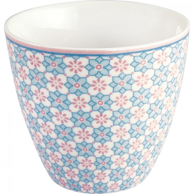 GreenGate Beker (Latte Cup) Gwen mint 350 ml - Ø 10 cm - Klik op de afbeelding om het venster te sluiten