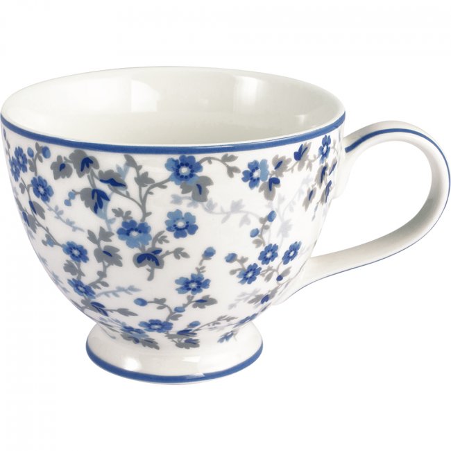 GreenGate Teetasse Monica dusty blue (200 ml) - zum Schließen ins Bild klicken