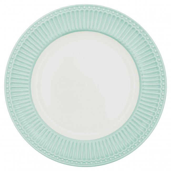 GreenGate Dinerbord Alice cool mint (Ø26.5 cm) - Klik op de afbeelding om het venster te sluiten