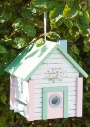 GreenGate Holz-Vogelhaus (Wooden Birdhouse) Karolina white