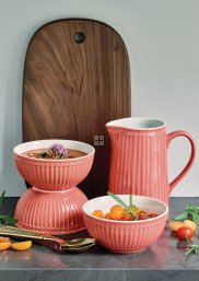 GreenGate Alice Coral Serviesset 4-delig