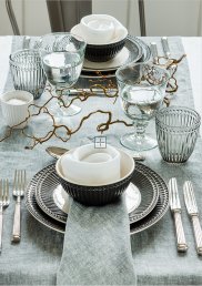 GreenGate Alice Dark Grey Dinnerware set 4-parts