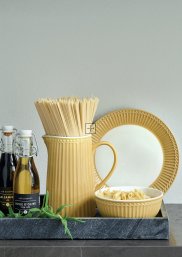 GreenGate Alice Honey Mustard Serviesset 4-delig