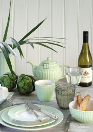 GreenGate Alice Pale Green Dinnerware set 4-parts